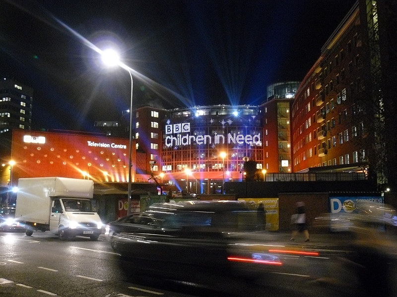 image of exterior of BBC television centre