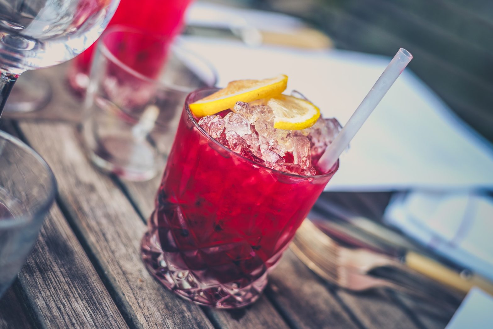 image of red alcoholic drink