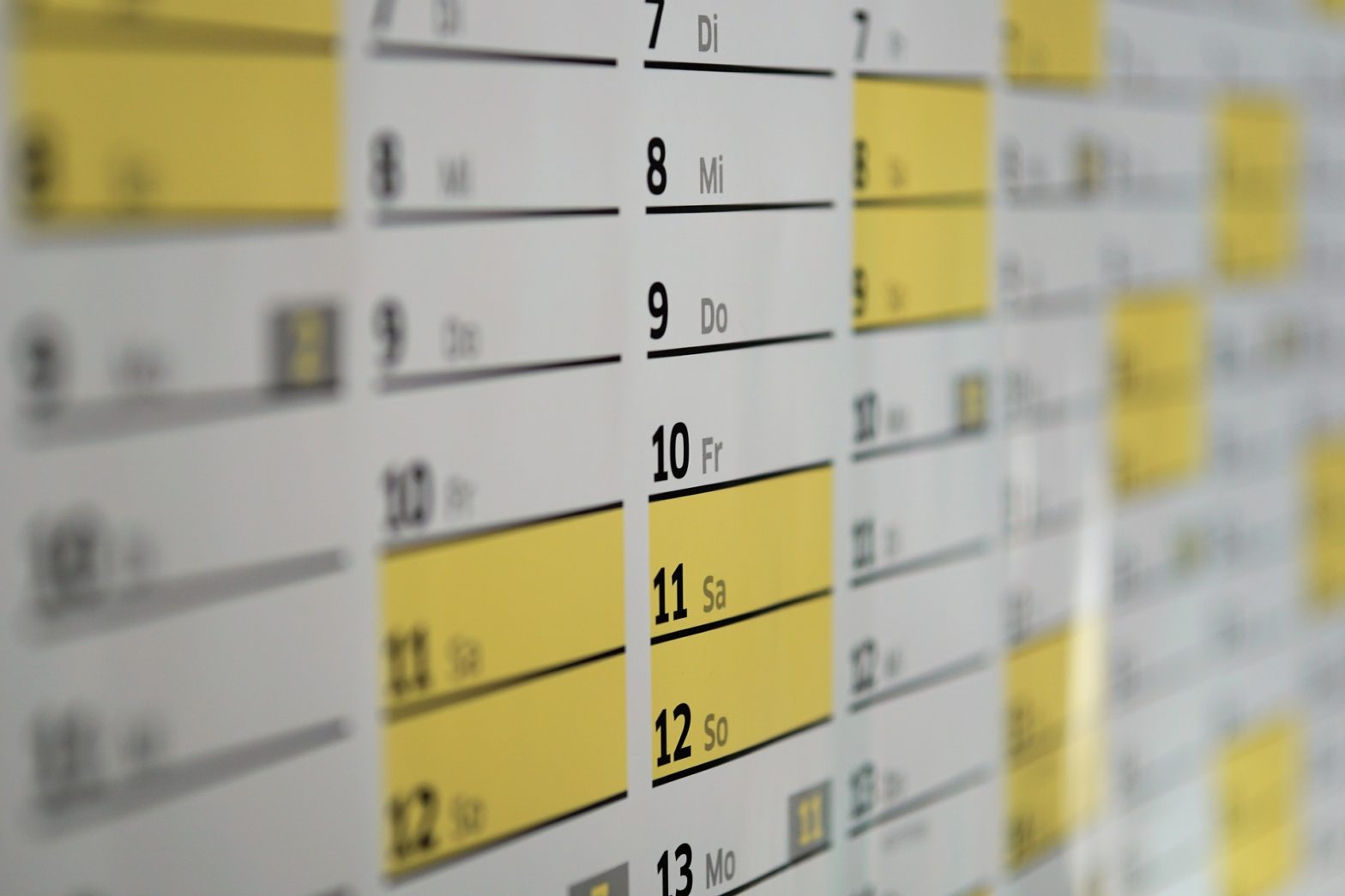 image of calendar