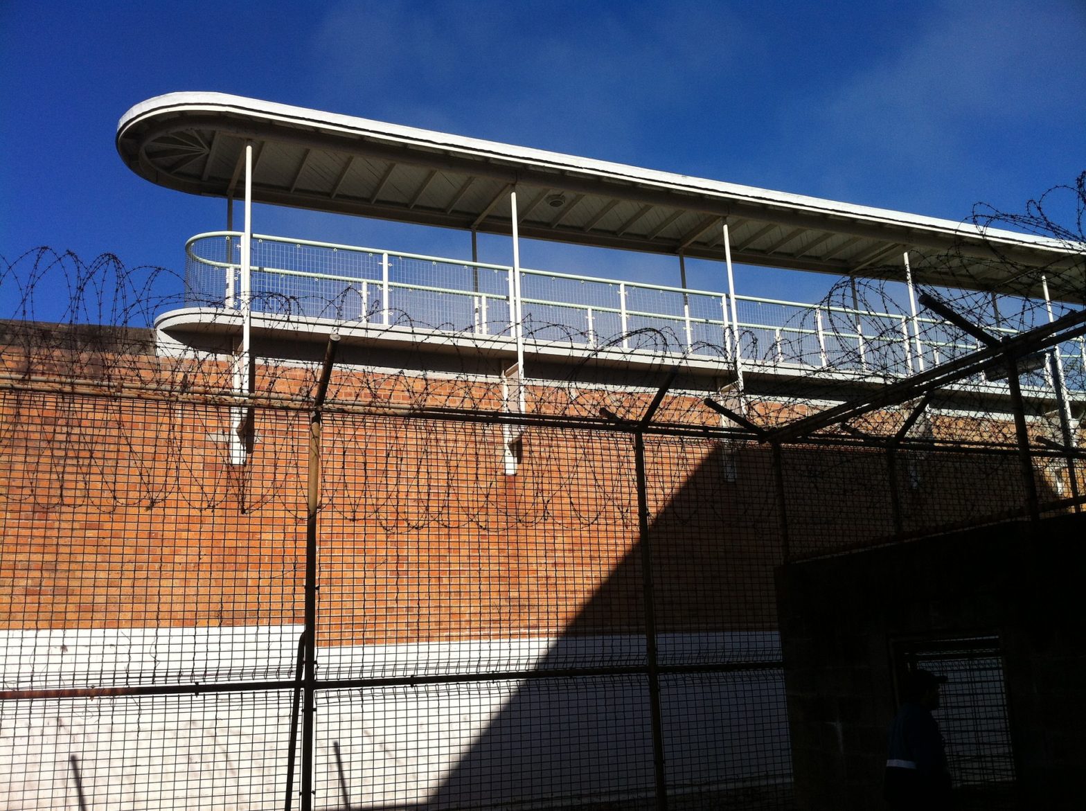 image of outside wall of prison