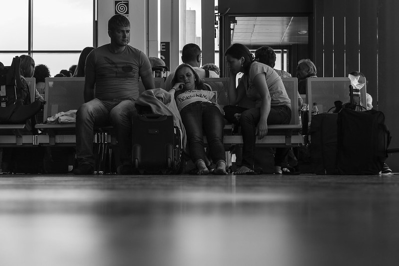people sitting in a waiting room