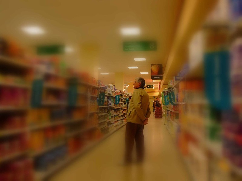 Image of man shopping