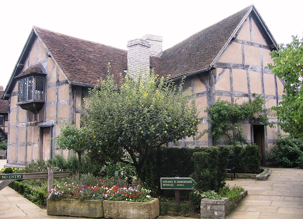 image of shakespeare's house, a listed building