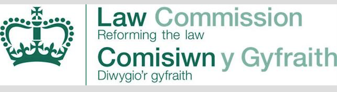 image of the law commission logo in english and welsh