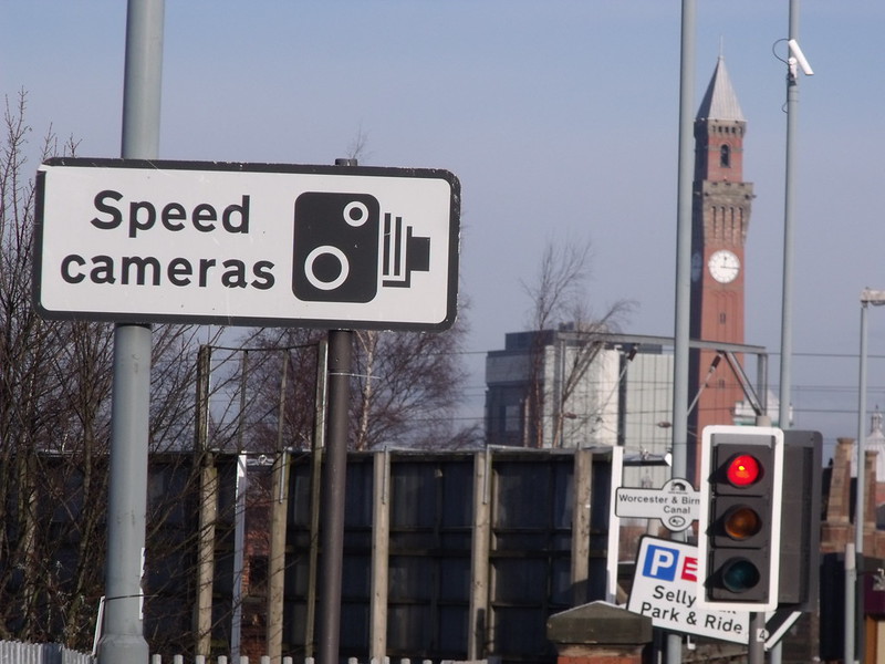 Image of speed camera sign