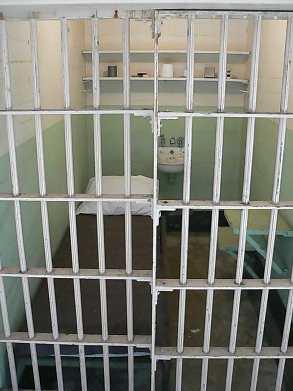 image of inside a prison cell