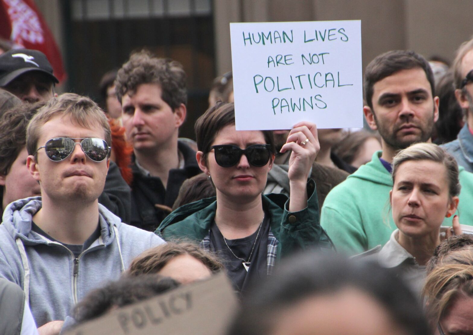 image of human lives protest