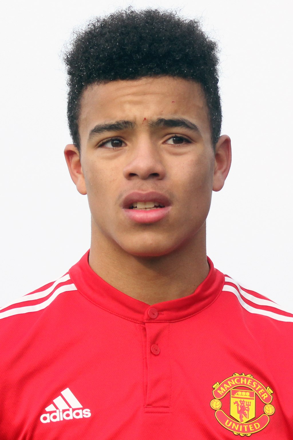 image of mason greenwood in manchester united football kit