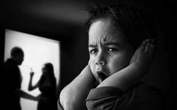 black and white image of a child crying